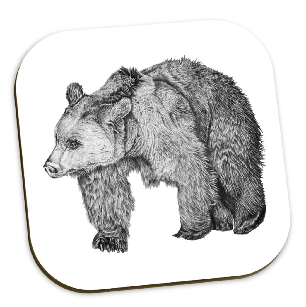 Bear Coaster Set