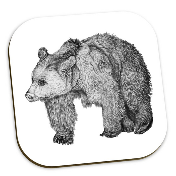Coaster Pair: Bear