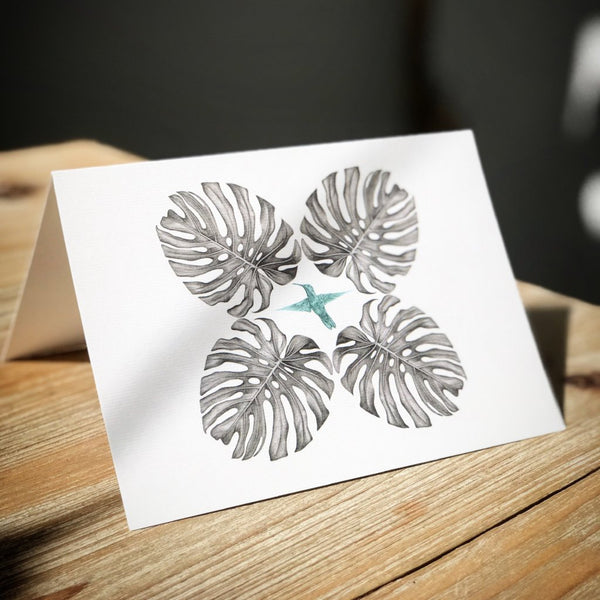 Card: Botanical Bird