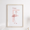 F is for Flamingo