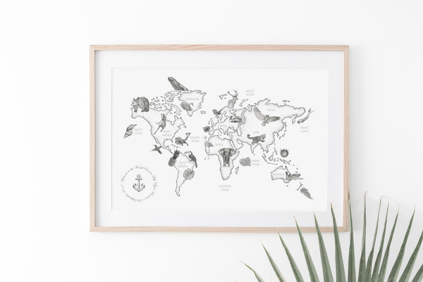 Little Explorer Personalised Print | A2